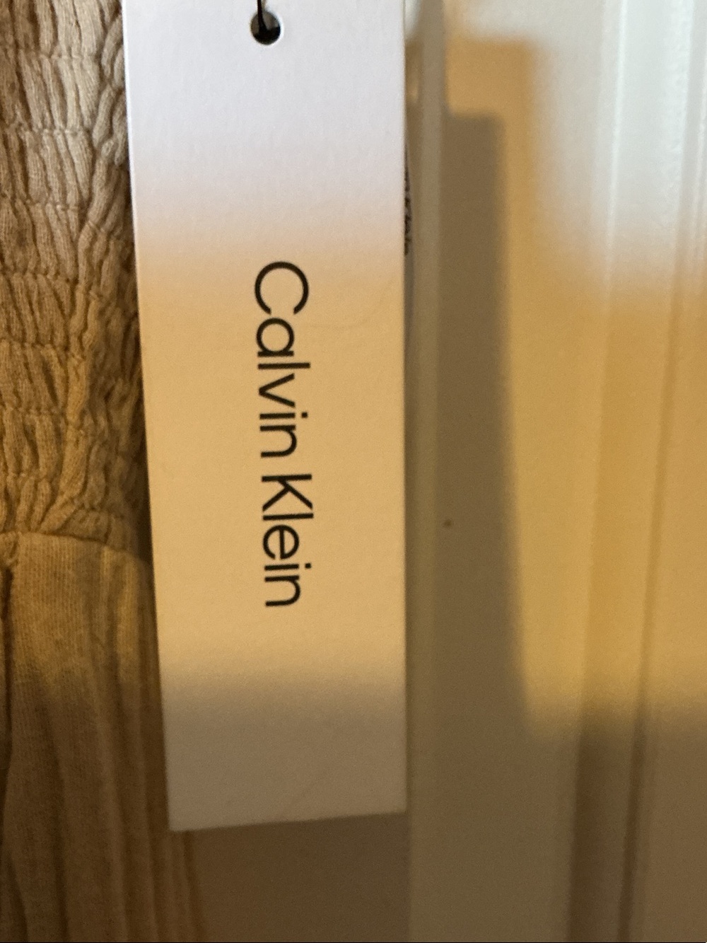 Calvin Klein Sleeveless Maxi Dress in Beige - Picture 4 of 8